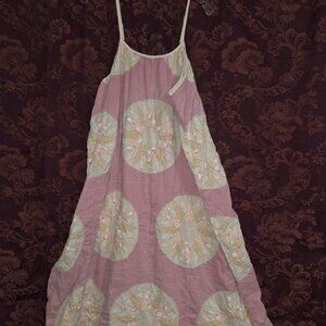 Magnolia Pearl Pink Quilted Adj Strap Sundress